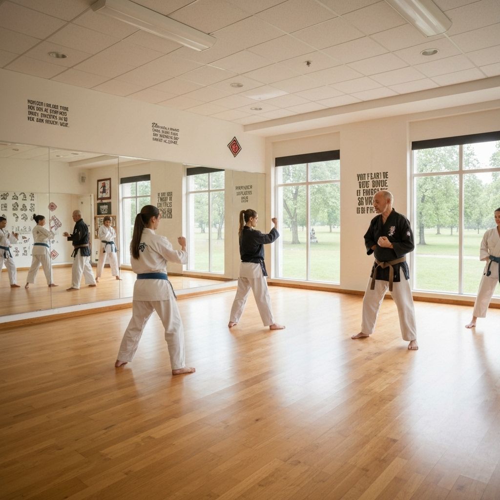 Modern martial arts studio